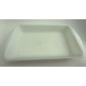 Vintage Glasbake J2024 White Rectangle Glass Baking Dish 1.5 QTS
